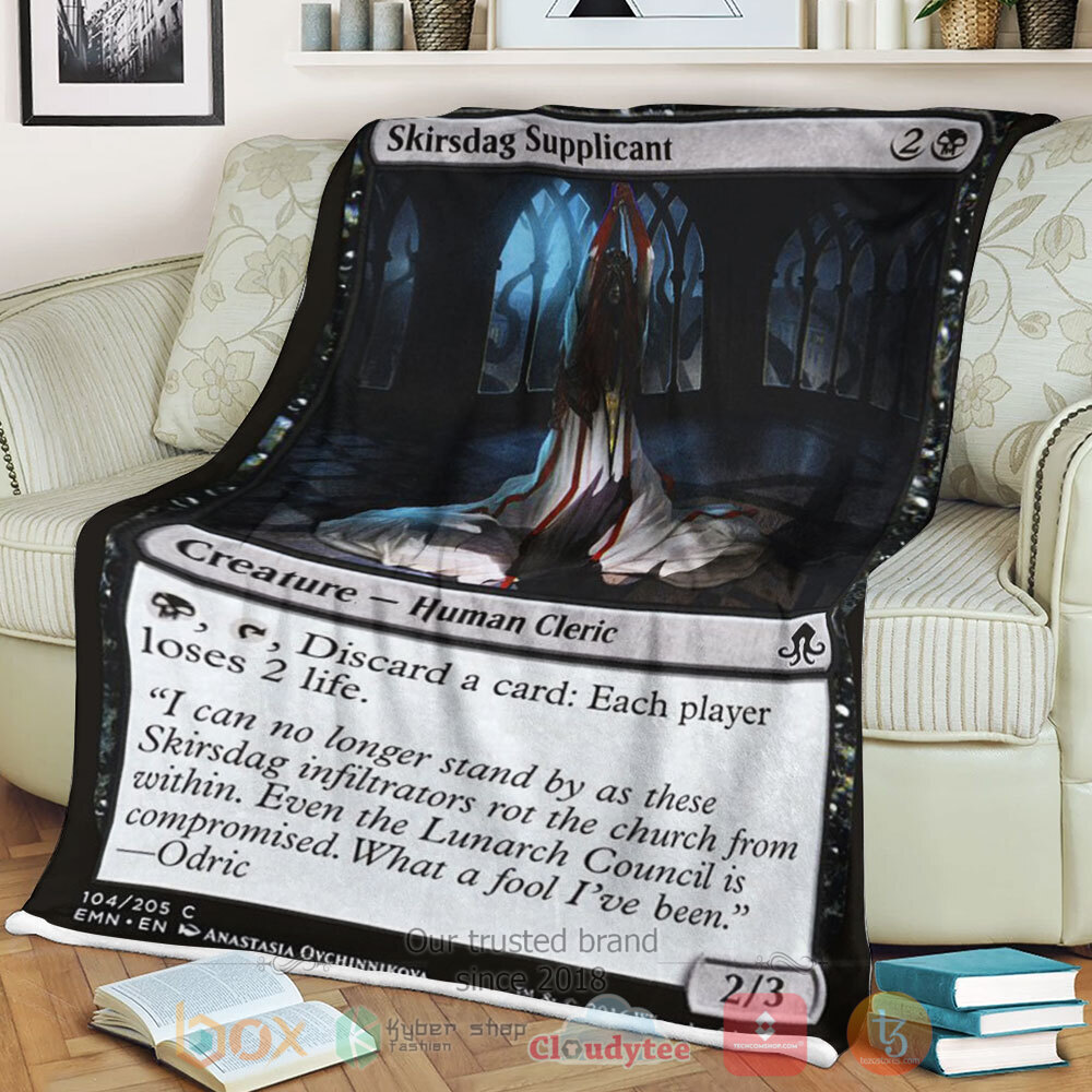 Game Mtg Emn 104 Skirsdag Supplicant Sherpa Blanket Game Mtg Emn 104 Skirsdag Supplicant Sherpa Blanket