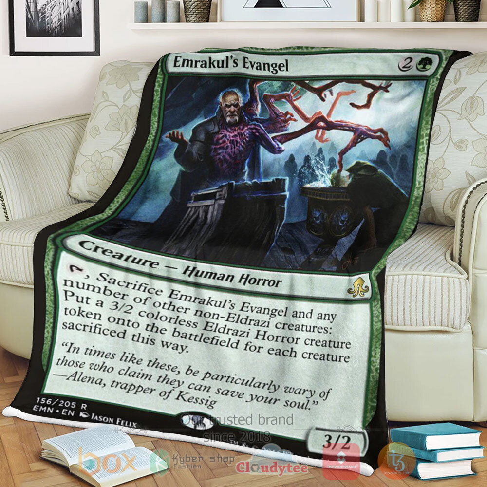 Game Mtg Emn 156 Emrakul S Evangel Sherpa Blanket Game Mtg Emn 156 Emrakul S Evangel Sherpa Blanket