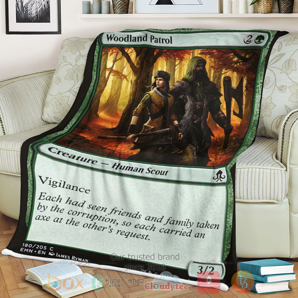 Game Mtg Emn 180 Woodland Patrol Sherpa Blanket Game Mtg Emn 180 Woodland Patrol Sherpa Blanket