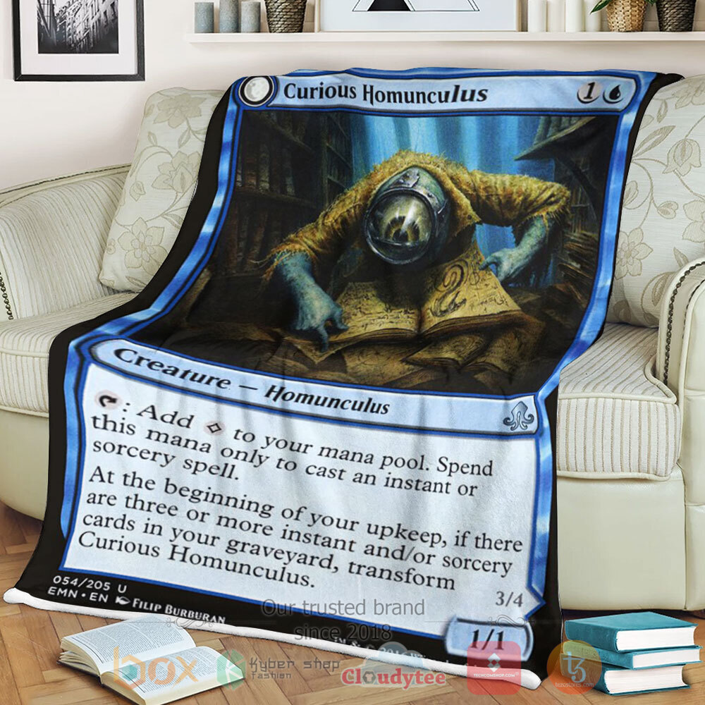 Game Mtg Emn 54 Curious Homunculus Sherpa Blanket Game Mtg Emn 54 Curious Homunculus Sherpa Blanket