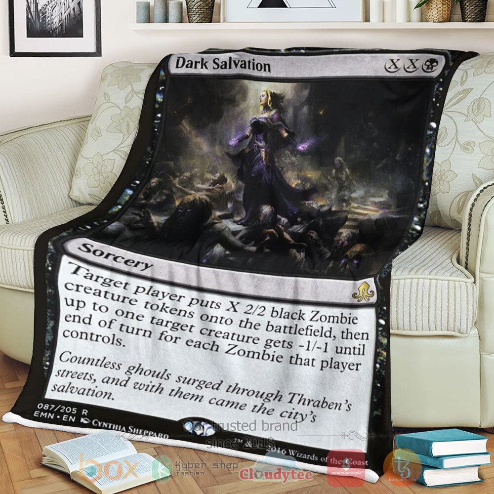 Game Mtg Emn 87 Dark Salvation Sherpa Blanket Game Mtg Emn 87 Dark Salvation Sherpa Blanket