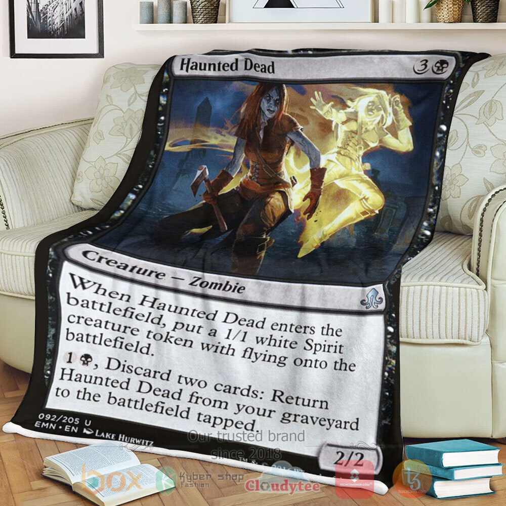 Game Mtg Emn 92 Haunted Dead Sherpa Blanket Game Mtg Emn 92 Haunted Dead Sherpa Blanket