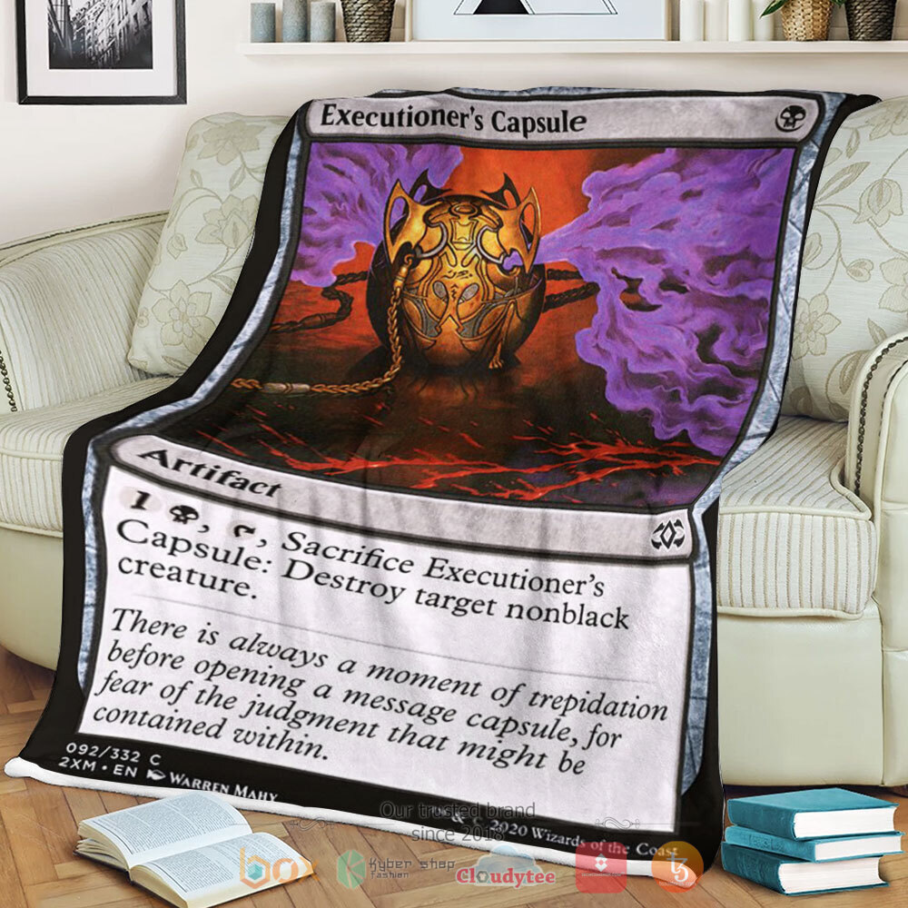 Game Mtg Executioner S Capsule Sherpa Blanket Game Mtg Executioner S Capsule Sherpa Blanket