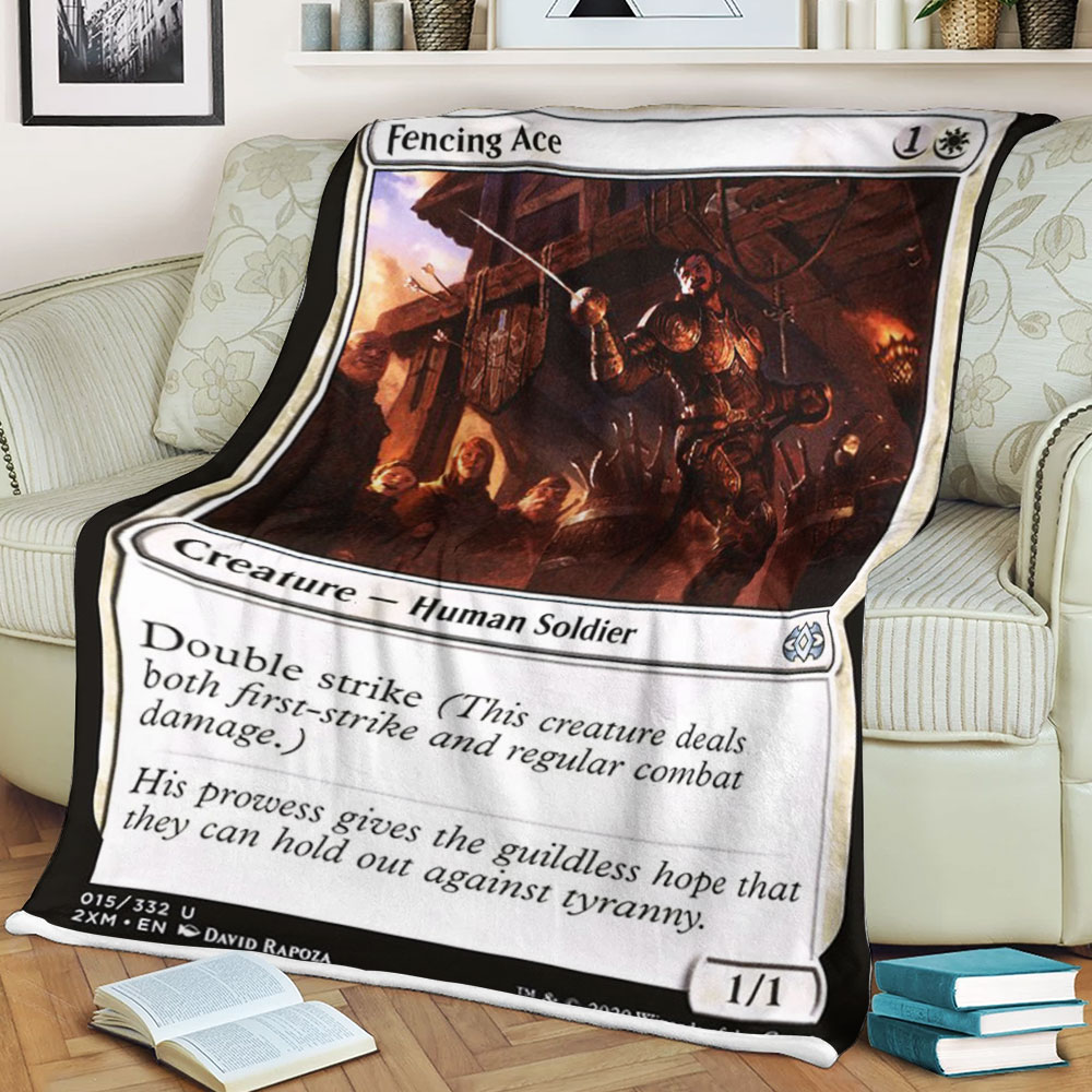 Game Mtg Fencing Ace Blanket Game Mtg Fencing Ace Blanket