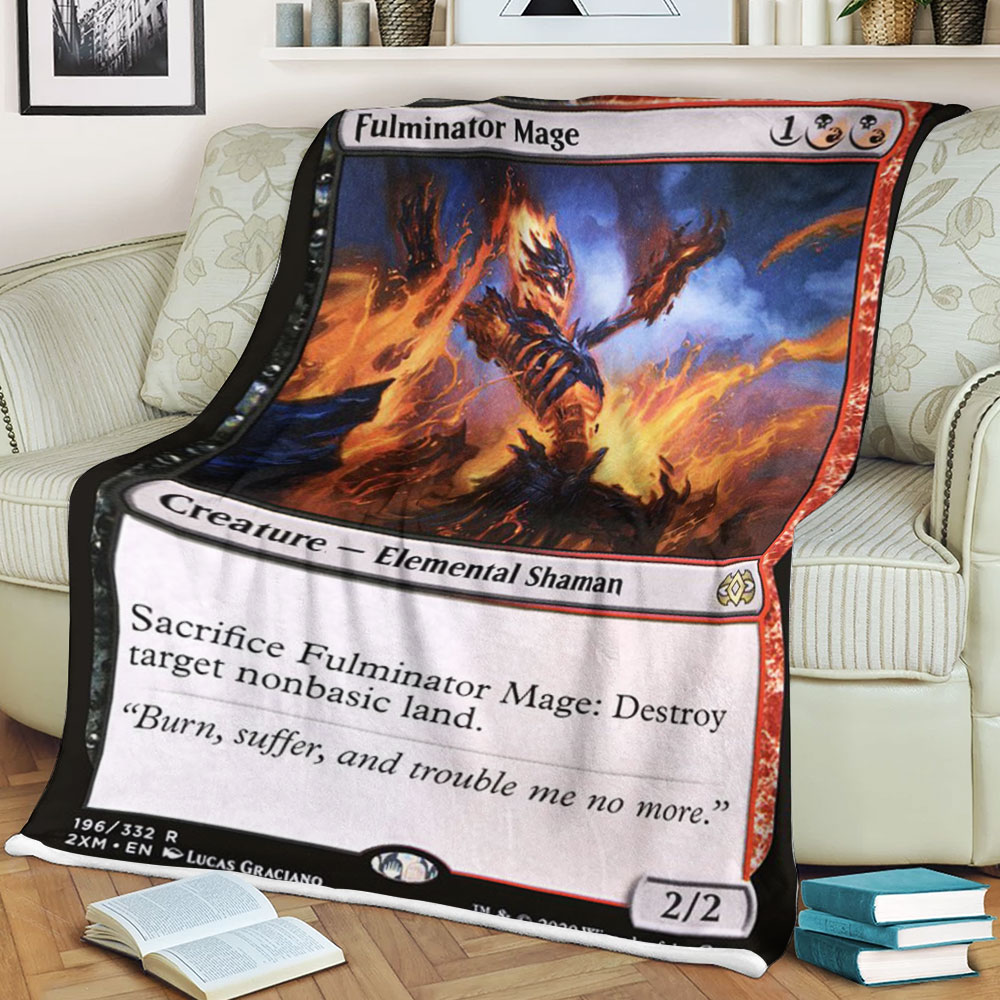 Game Mtg Fulminator Mage Blanket Game Mtg Fulminator Mage Blanket
