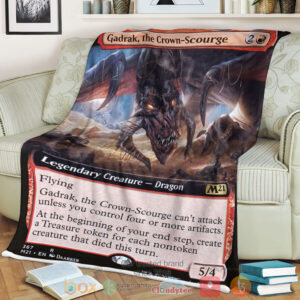 Game Mtg Gadrak The Crown Scourge Fleece Blanket