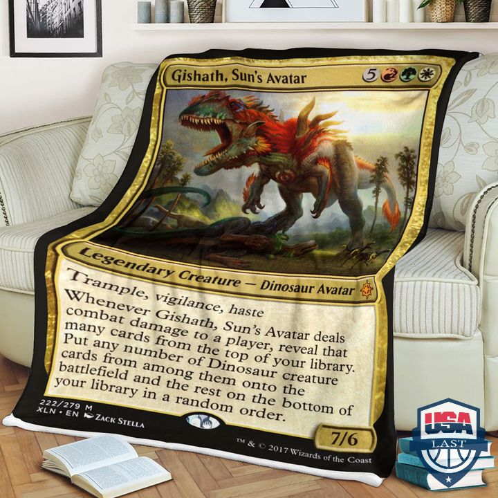 Game-Mtg-Gishath-SunS-Avatar-Fleece-Blanket-1