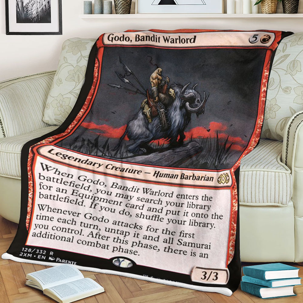 Game Mtg Godo Bandit Warlord Blanket Game Mtg Godo Bandit Warlord Blanket