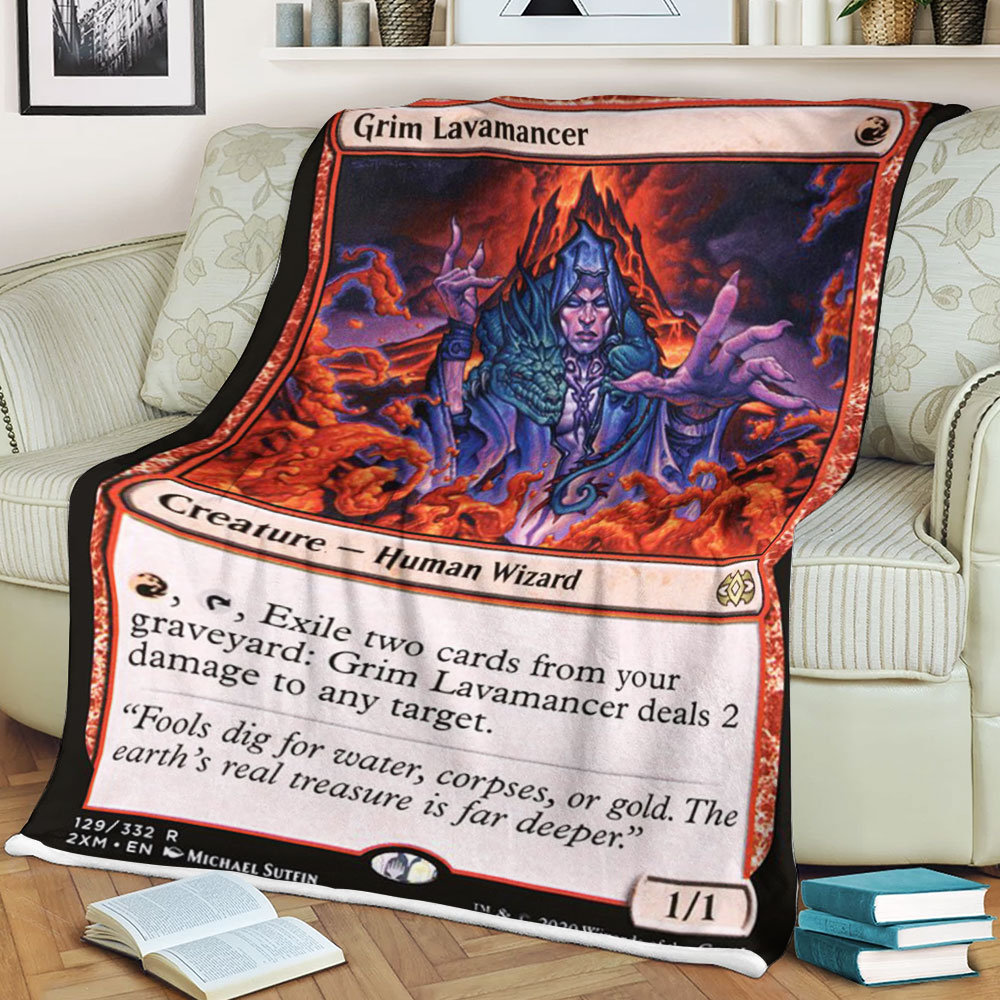 Game Mtg Grim Lavamancer Blanket Game Mtg Grim Lavamancer Blanket