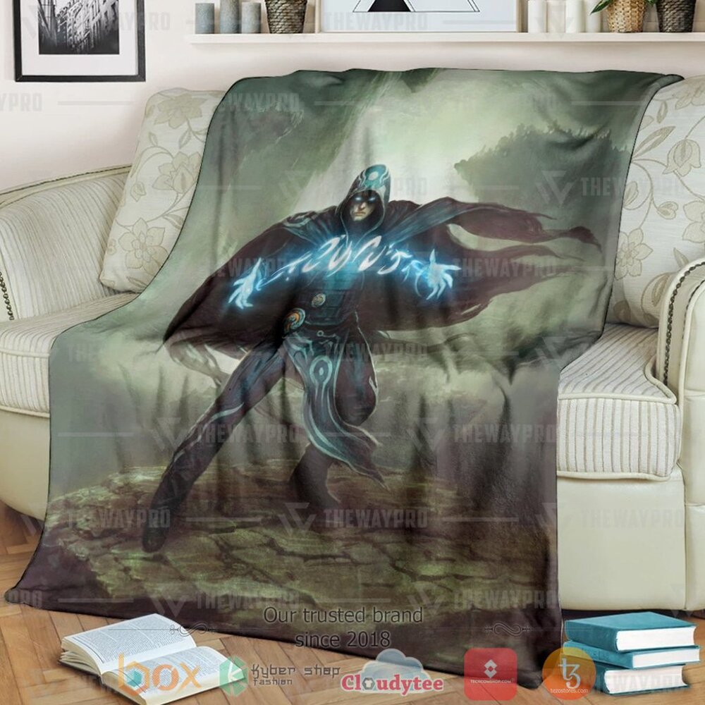 Game Mtg Jace The Mind Sculpter Custom Soft Blanket Game Mtg Jace The Mind Sculpter Custom Soft Blanket