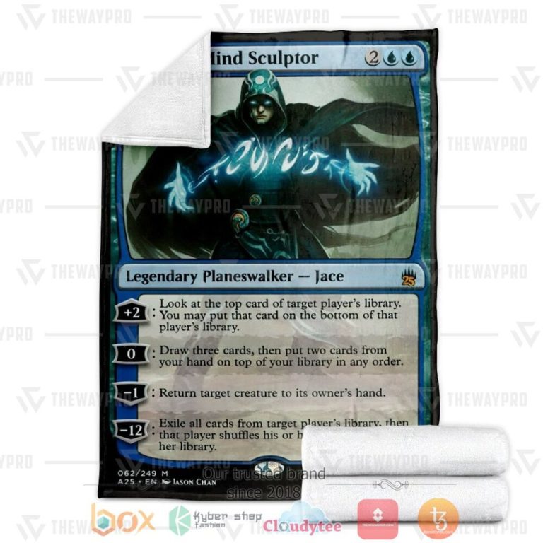 Game-Mtg-Jace-The-Mind-Sculptor-Custom-Soft-Blanket-2