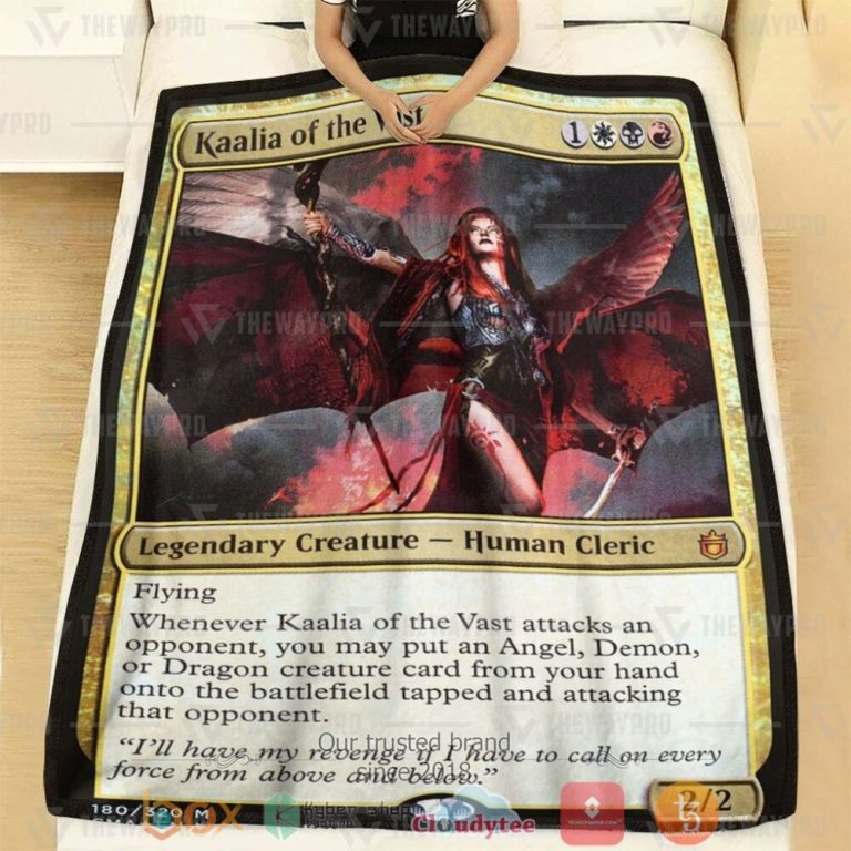 Game-Mtg-Kaalia-Of-The-Vast-Custom-Soft-Blanket-1