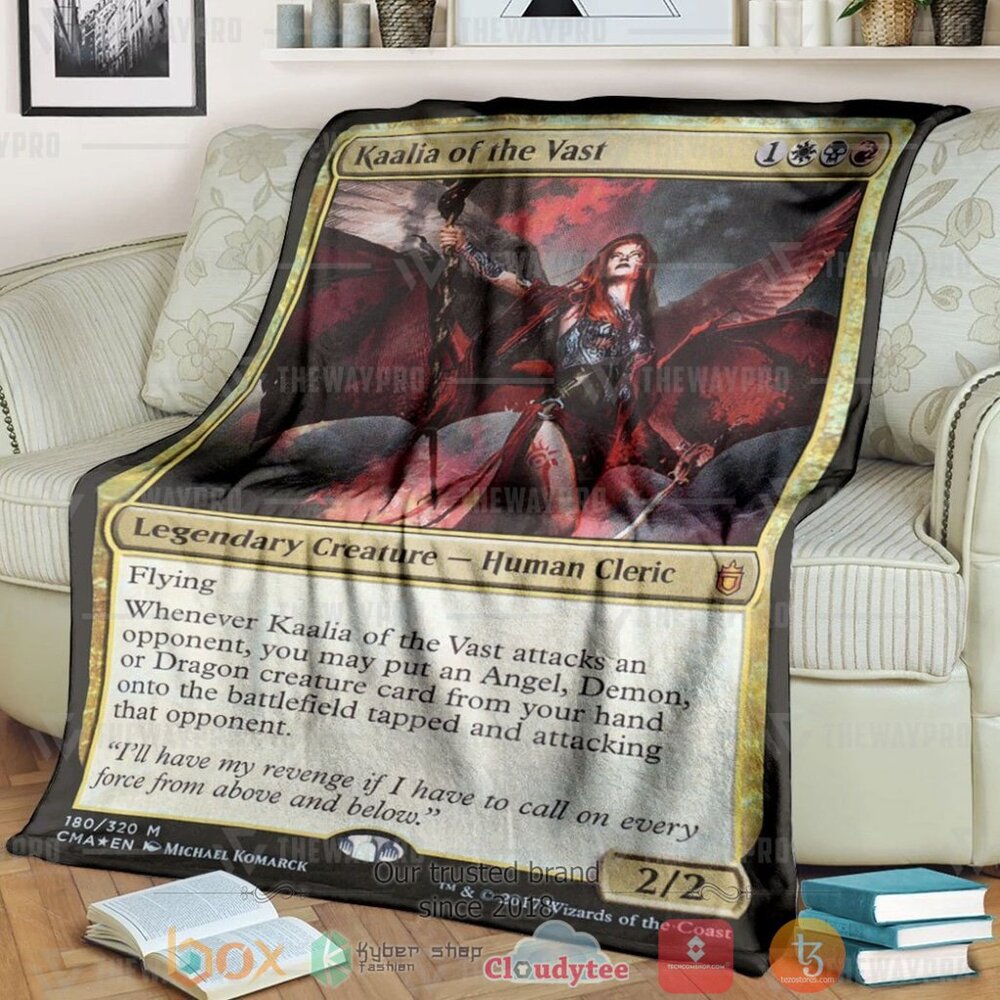 Game Mtg Kaalia Of The Vast Custom Soft Blanket Game Mtg Kaalia Of The Vast Custom Soft Blanket