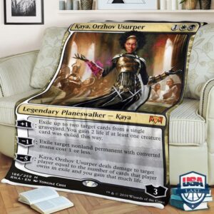 Game Mtg Kaya Orzhov Usurper Fleece Blanket