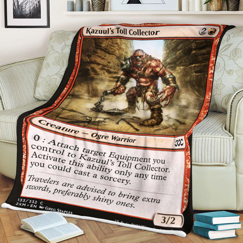 Game Mtg Kazuul S Toll Collector Blanket Game Mtg Kazuul S Toll Collector Blanket