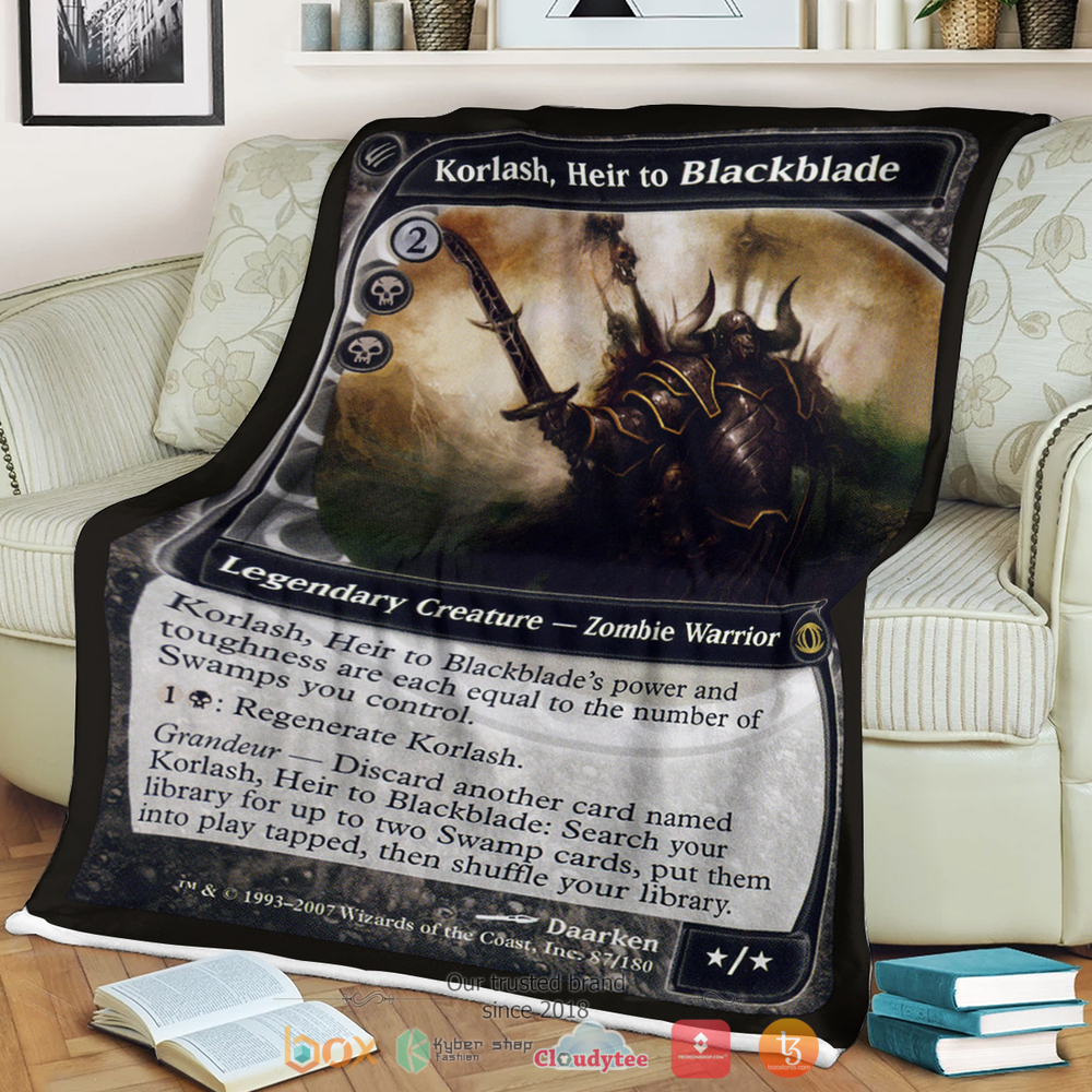 Game Mtg Korlash Heir To Blackblade Blanket 2 Game Mtg Korlash Heir To Blackblade Blanket 2