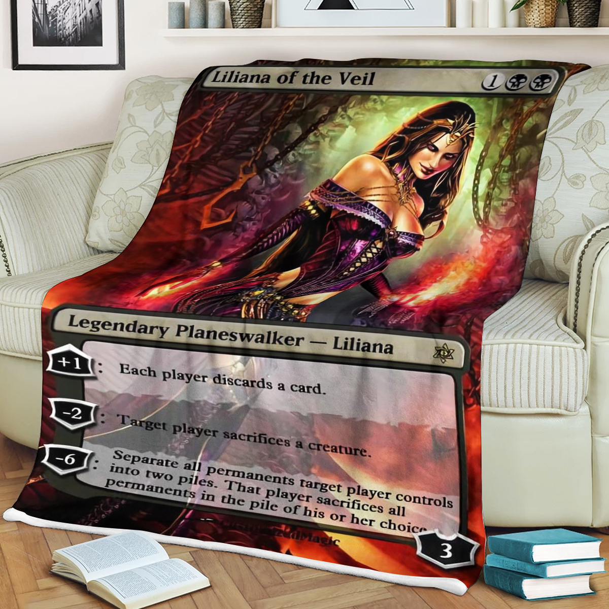 Game Mtg Liliana Of The Veil Blanket Game Mtg Liliana Of The Veil Blanket