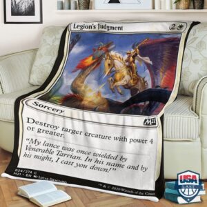 Game Mtg M21 24 Legion S Judgment Quilt Blanket