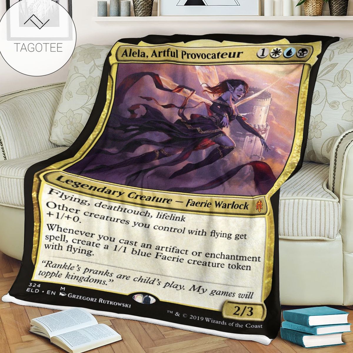 Game Mtg Magic The Gathering Alela Artful Provocateur Blanket Game Mtg Magic The Gathering Alela Artful Provocateur Blanket