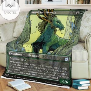 Game Mtg Magic The Gathering Auspicious Starrix Blanket Tagotee