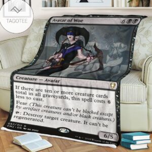 Game Mtg Magic The Gathering Avatar Of Woe Sherpa Blanket Tagotee
