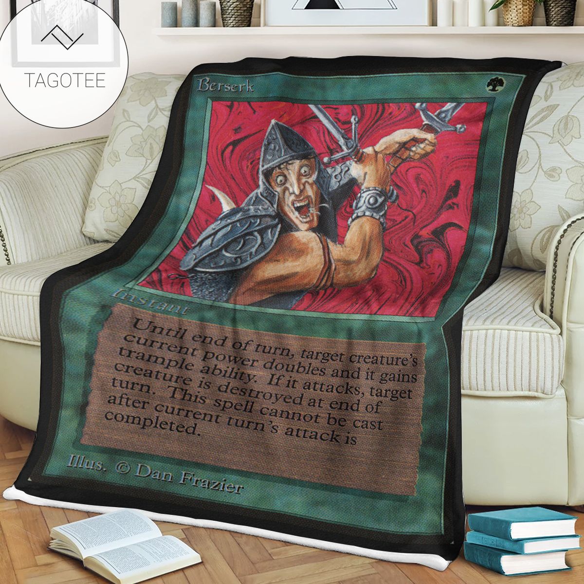 Game Mtg Magic The Gathering Beta Berserk Blanket Game Mtg Magic The Gathering Beta Berserk Blanket