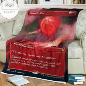Game Mtg Magic The Gathering Blood Moon Blanket Tagotee