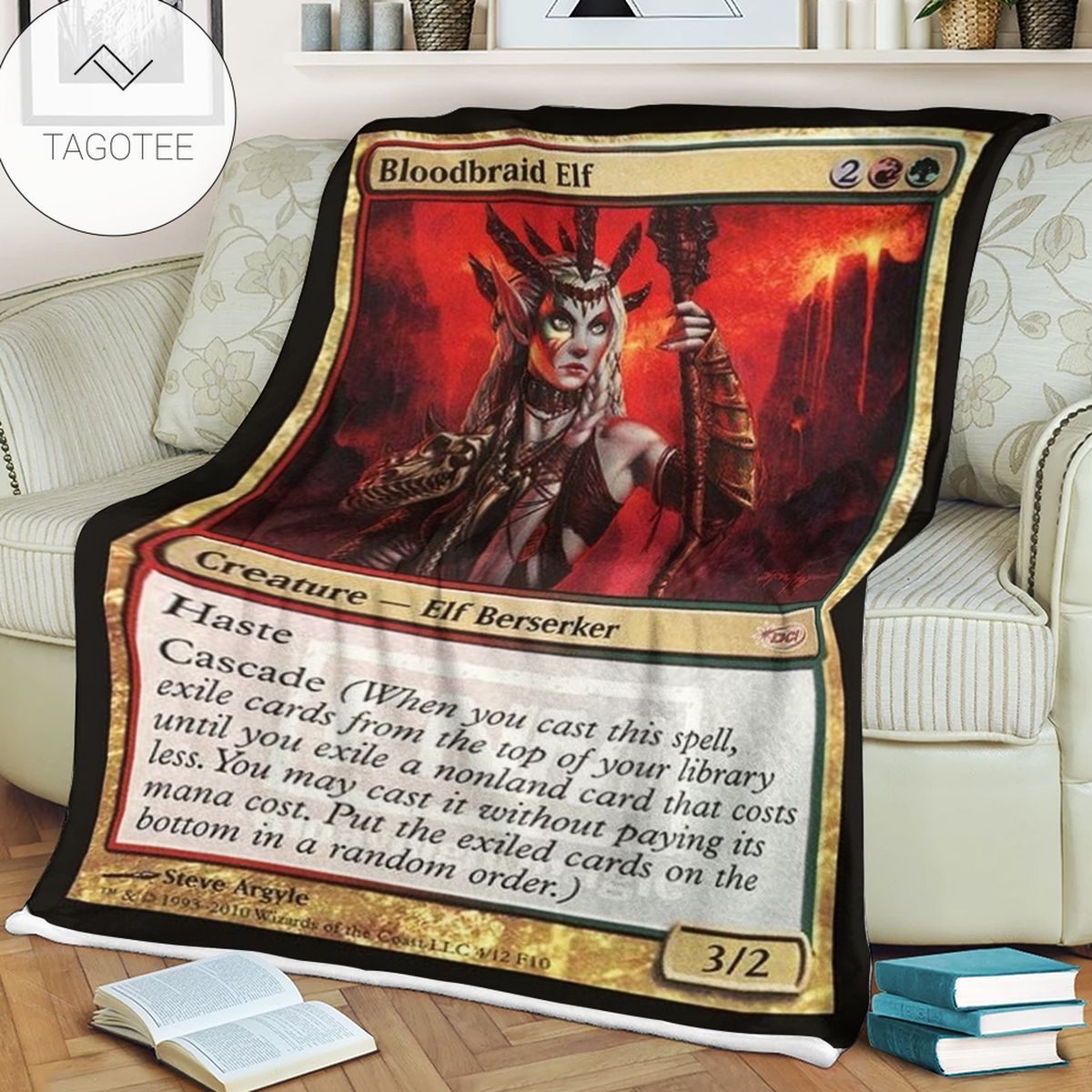 Game Mtg Magic The Gathering Bloodbraid Elf Blanket Tagotee Game Mtg Magic The Gathering Bloodbraid Elf Blanket Tagotee
