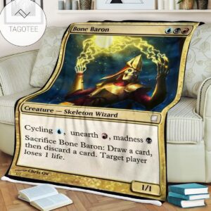 Game Mtg Magic The Gathering Bone Baron Blanket