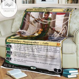 Game Mtg Magic The Gathering Calix Destinys Hand Blanket