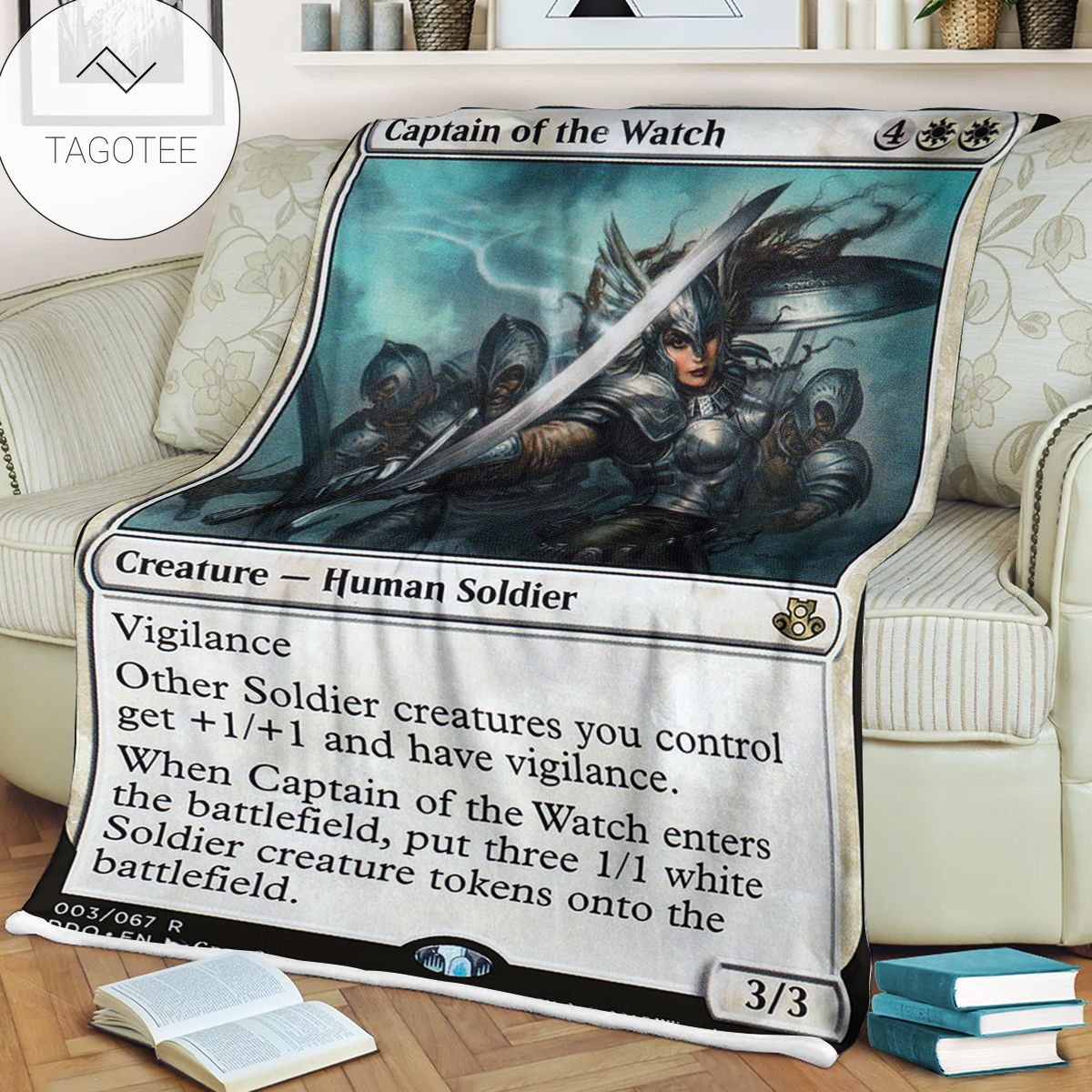 Game Mtg Magic The Gathering Captain Of The Watch Blanket Tagotee Game Mtg Magic The Gathering Captain Of The Watch Blanket Tagotee