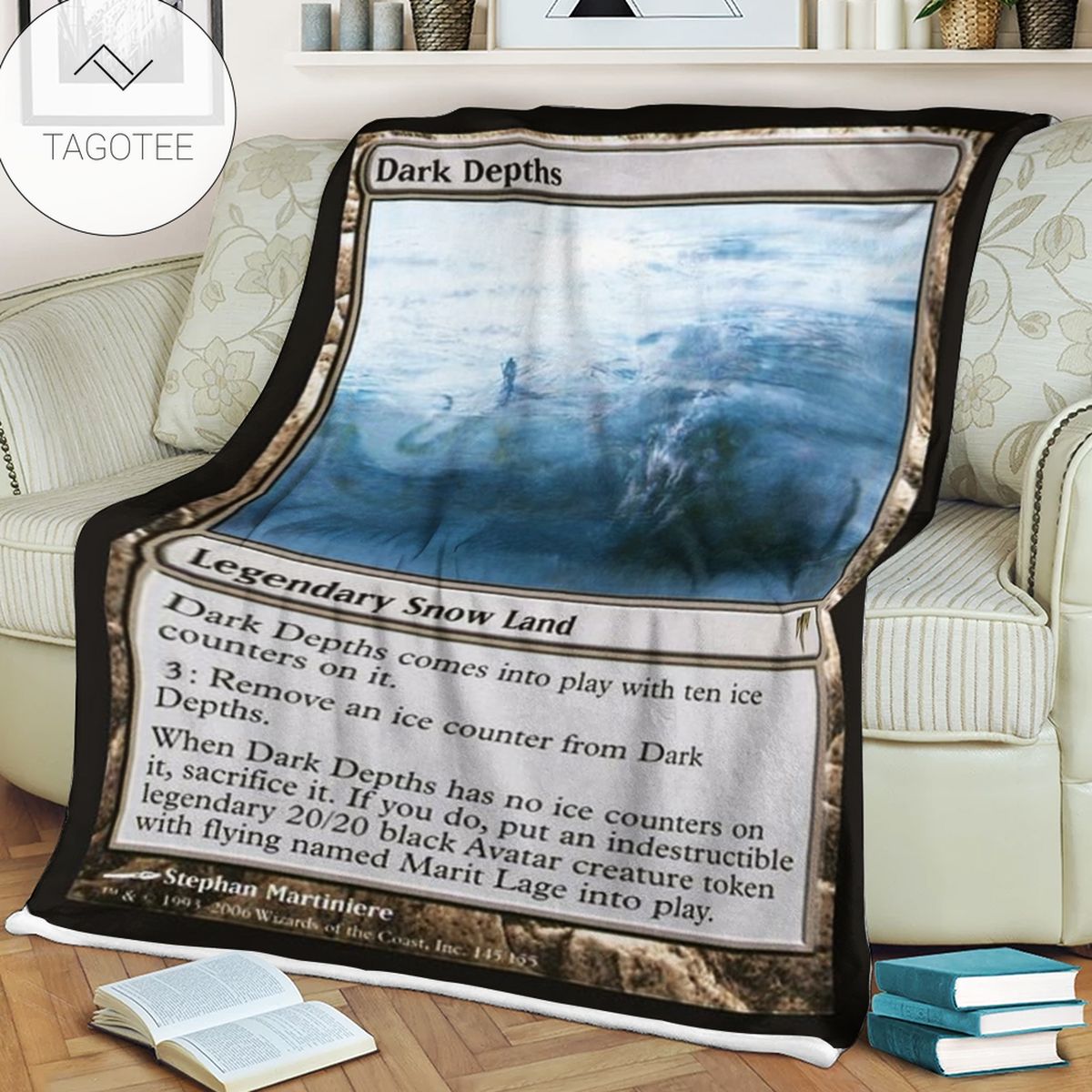 Game Mtg Magic The Gathering Coldsnap Foil Dark Depths Blanket Game Mtg Magic The Gathering Coldsnap Foil Dark Depths Blanket