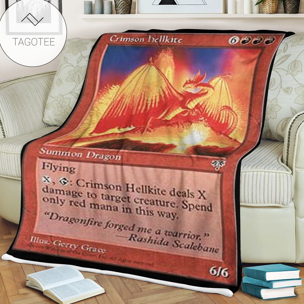 Game Mtg Magic The Gathering Crimson Hellkite Blankets Tagotee Game Mtg Magic The Gathering Crimson Hellkite Blankets Tagotee