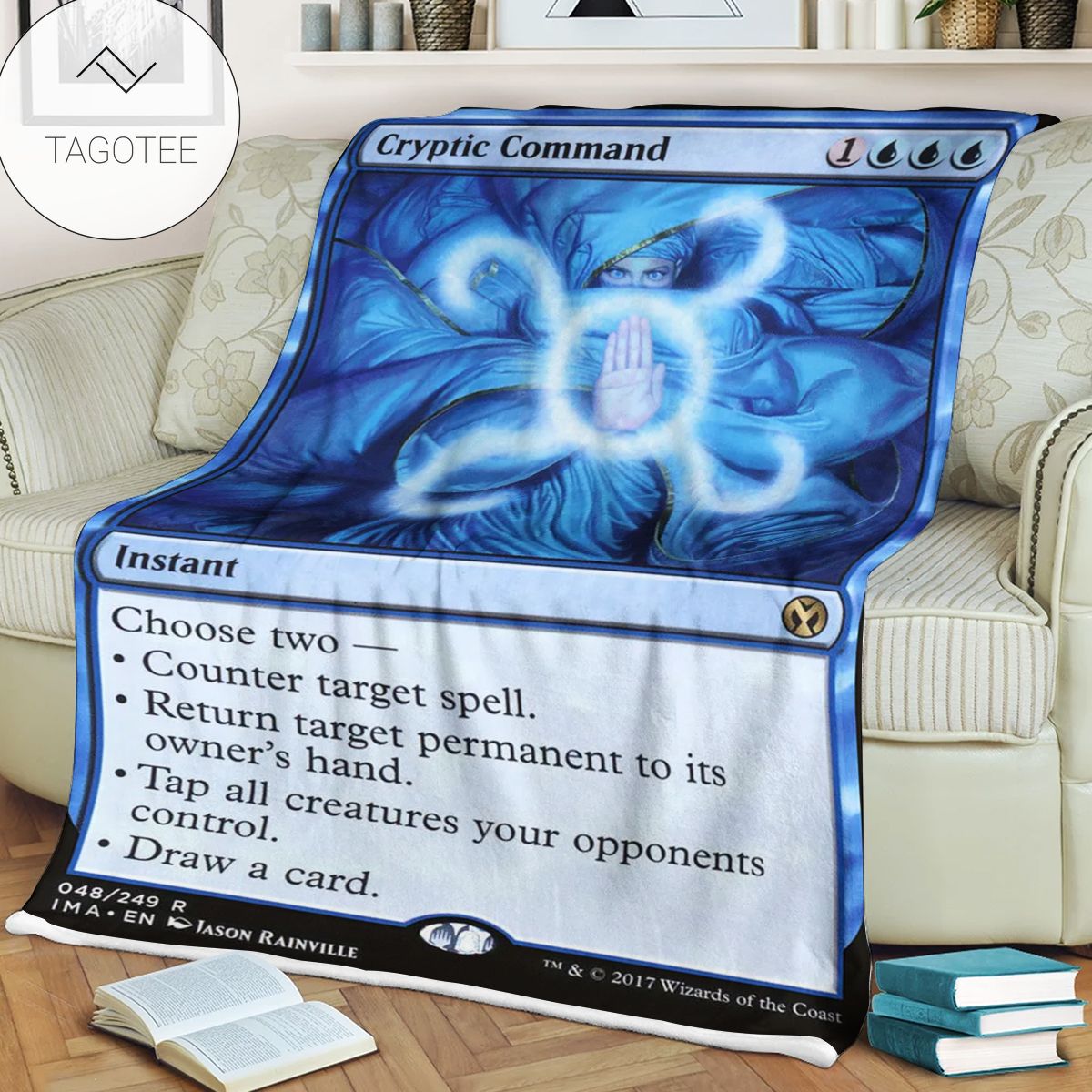 Game Mtg Magic The Gathering Cryptic Command Blanket Game Mtg Magic The Gathering Cryptic Command Blanket