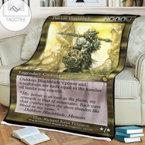 Game Mtg Magic The Gathering Dakkon Blackblade Blanket