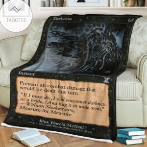 Game Mtg Magic The Gathering Darkness Blanket