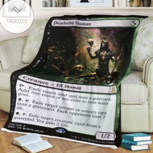 Game Mtg Magic The Gathering Deathrite Shaman Soft Blanket