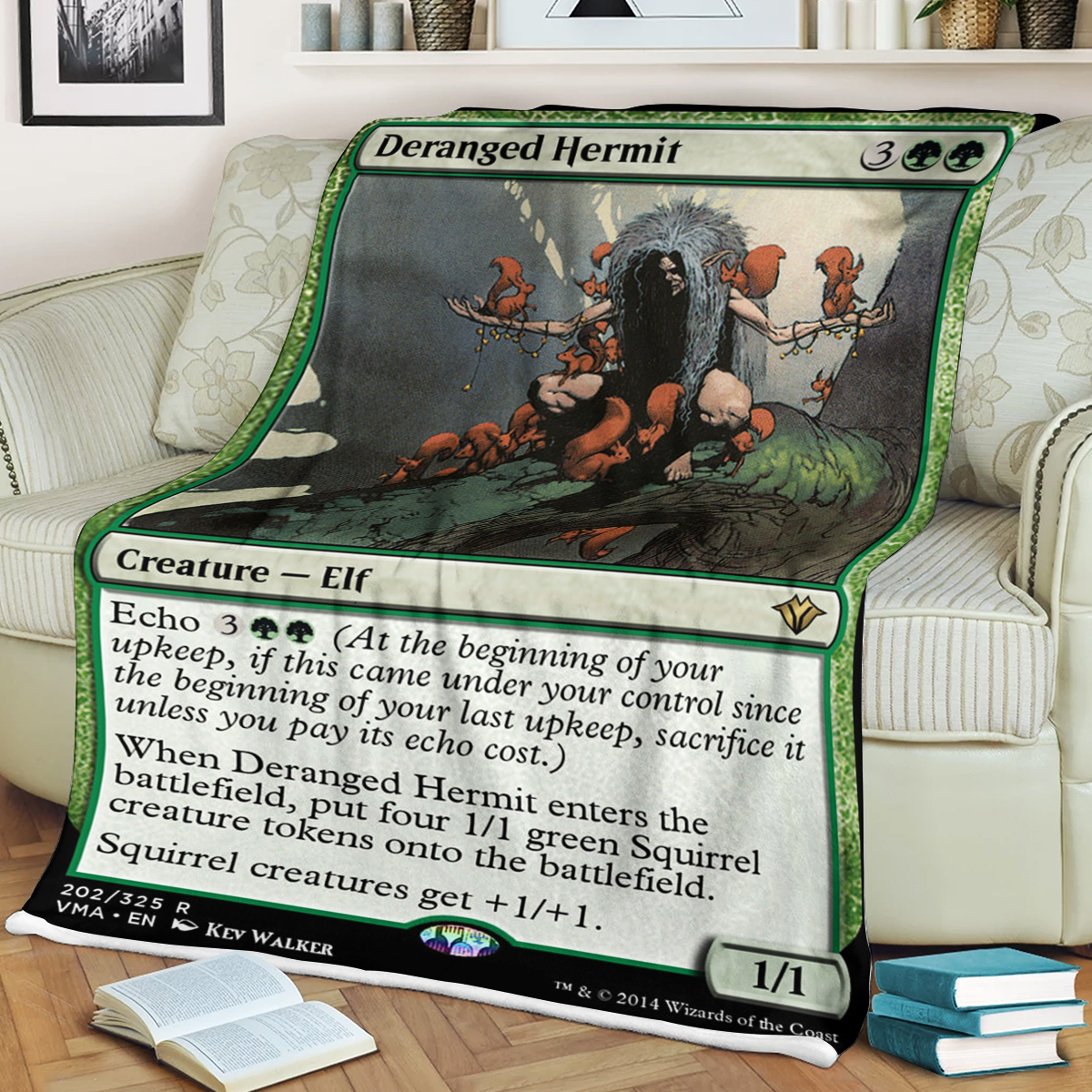 Game Mtg Magic The Gathering Deranged Hermit Blanket Game Mtg Magic The Gathering Deranged Hermit Blanket