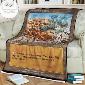 Game Mtg Magic The Gathering Diamond Valley Blanket