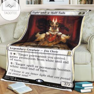 Game Mtg Magic The Gathering Eight And A Half Tails Blanket