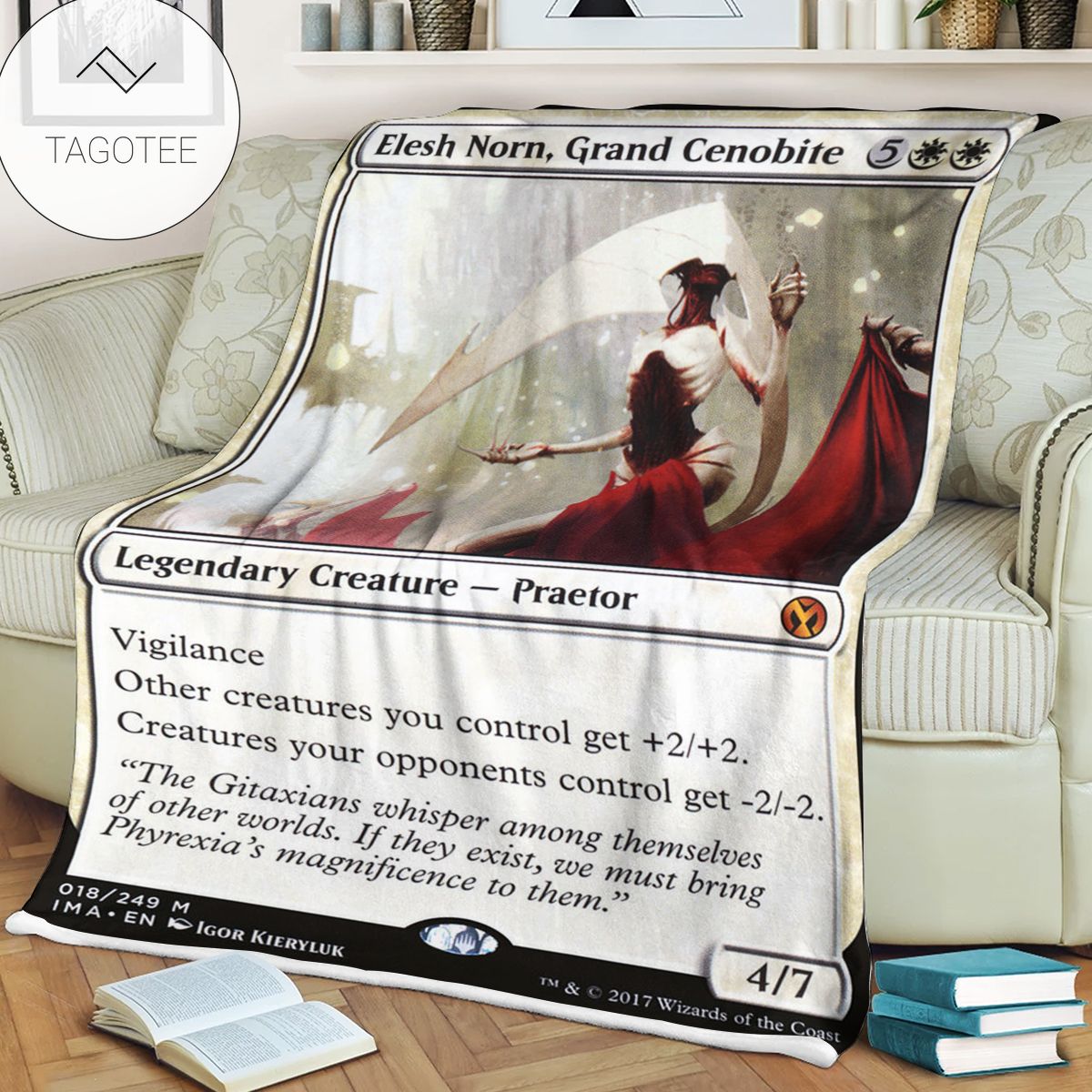 Game Mtg Magic The Gathering Elesh Norn Grand Cenobite Blanket Game Mtg Magic The Gathering Elesh Norn Grand Cenobite Blanket