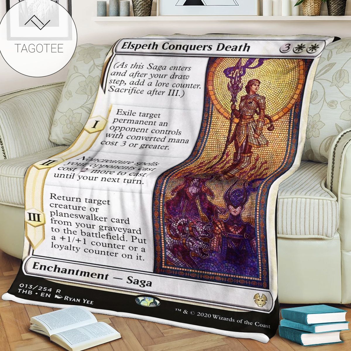 Game Mtg Magic The Gathering Elspeth Conquers Death Blanket Game Mtg Magic The Gathering Elspeth Conquers Death Blanket
