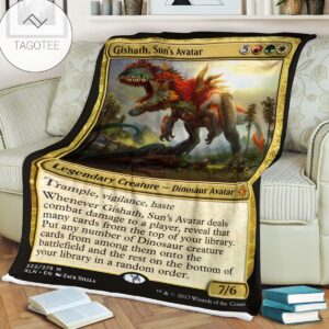 Game Mtg Magic The Gathering Gishath Suns Avatar Blanket Tagotee