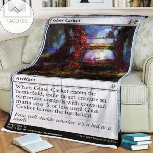 Game Mtg Magic The Gathering Glass Casket Blanket