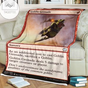 Game Mtg Magic The Gathering Goblin Grenade Blanket