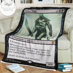 Game Mtg Magic The Gathering Grave Titan Blanket Tagotee
