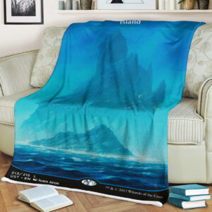Game Mtg Magic The Gathering Island Sherpa Blanket 2