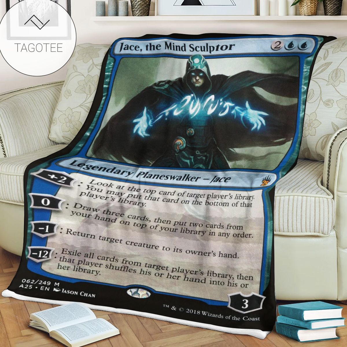 Game Mtg Magic The Gathering Jace The Mind Sculptor Soft Blanket Game Mtg Magic The Gathering Jace The Mind Sculptor Soft Blanket