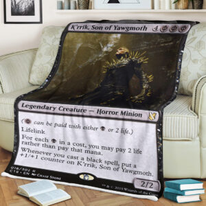 Game Mtg Magic The Gathering Krrik Son Of Yawgmoth Blanket 2