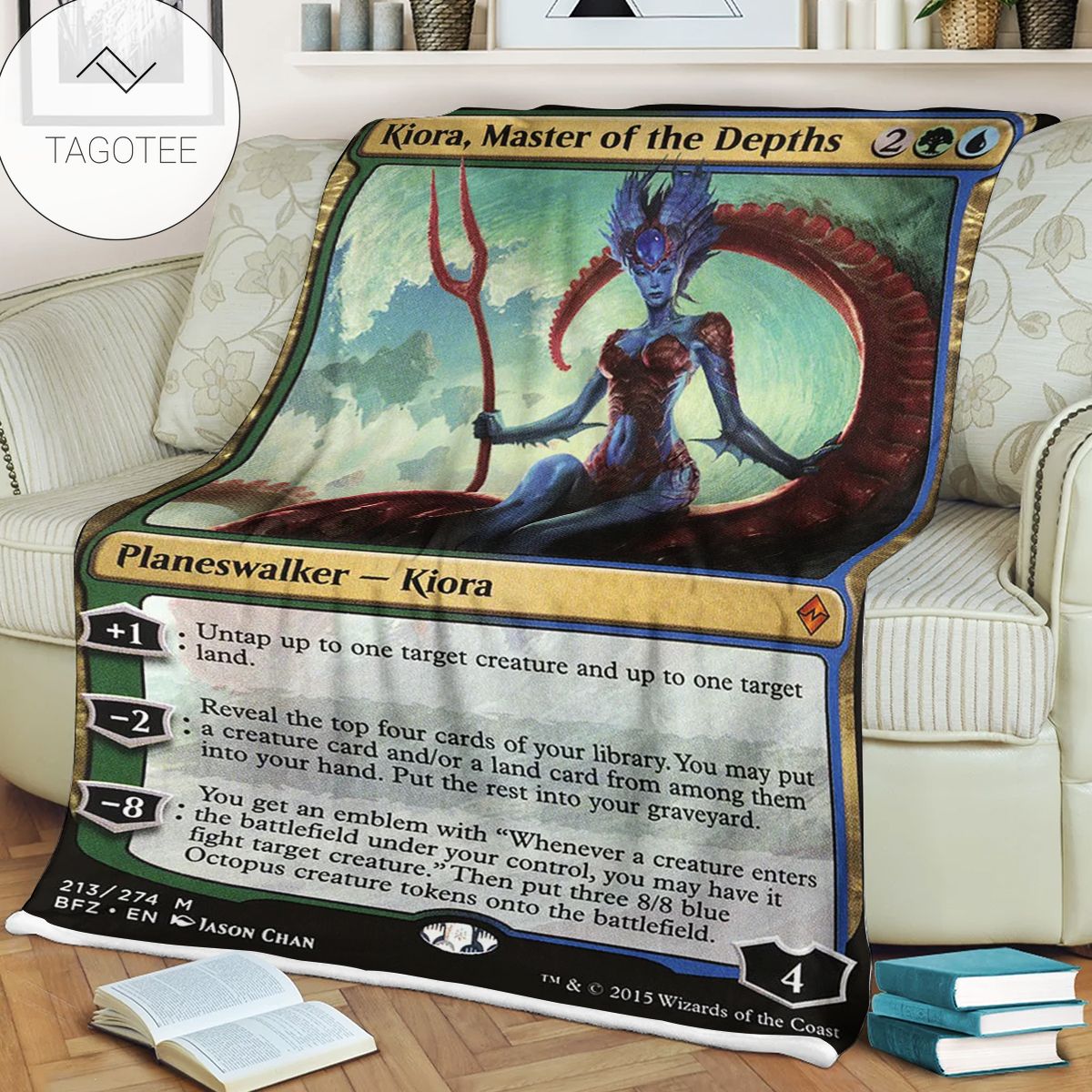 Game Mtg Magic The Gathering Kiora Master Of The Depths Blanket Tagotee Game Mtg Magic The Gathering Kiora Master Of The Depths Blanket Tagotee